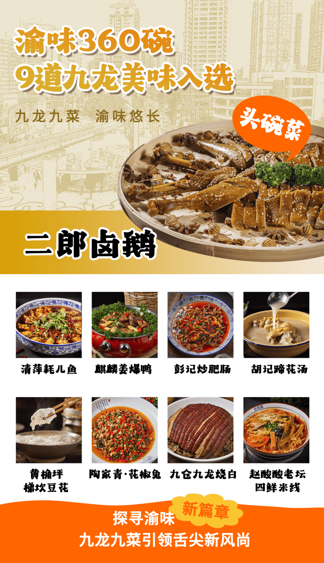 重庆旅逛美食“渝味360碗”发外会实行 九龙坡区9道美食上榜完美体育官网(图3)
